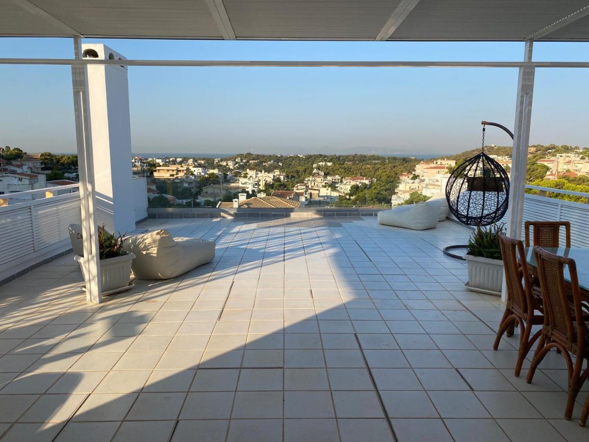 Villasonboard Vouliagmeni Penthouse Veranda Sea-View & Beach Atina Dış mekan fotoğraf