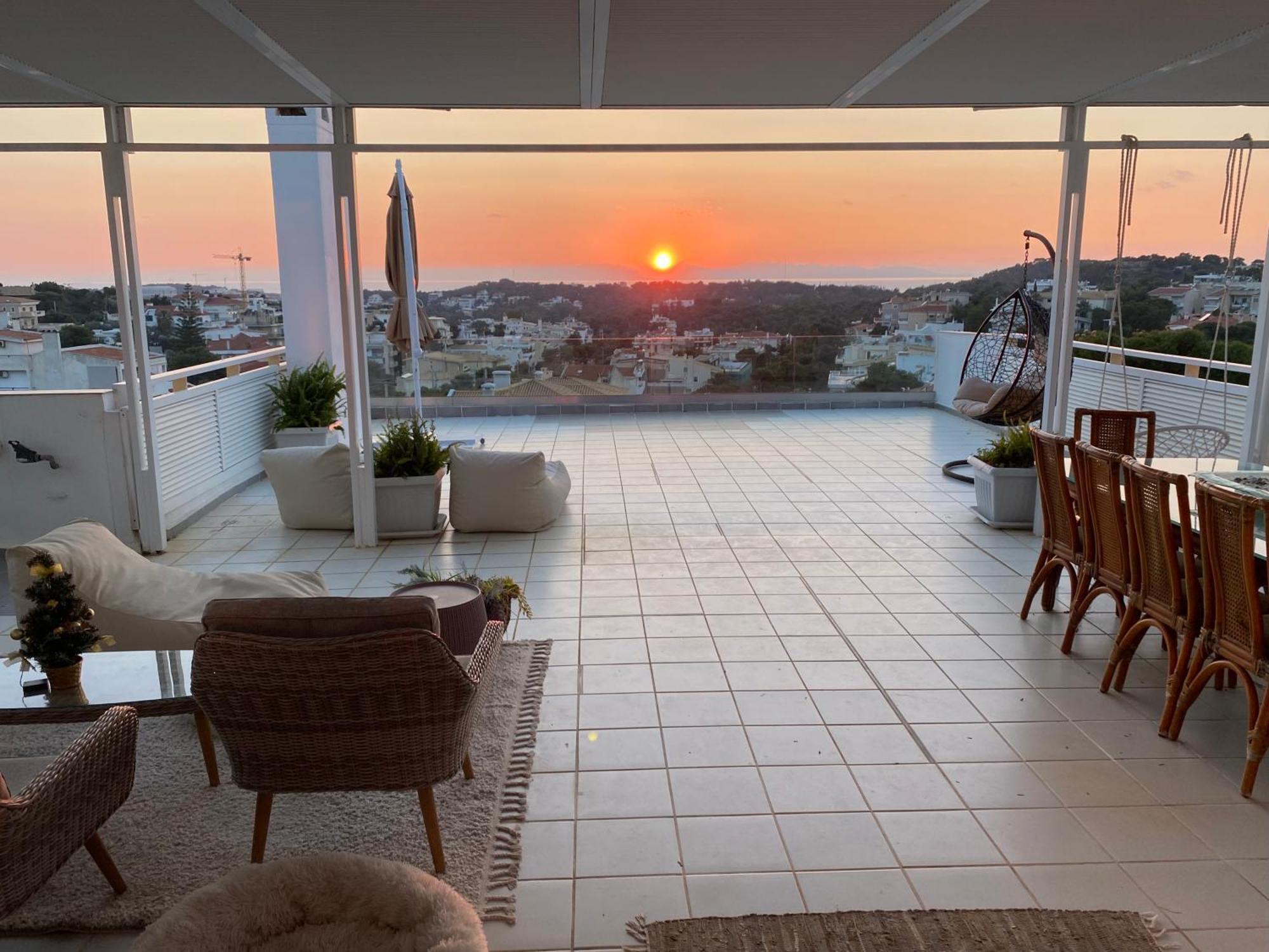 Villasonboard Vouliagmeni Penthouse Veranda Sea-View & Beach Atina Dış mekan fotoğraf